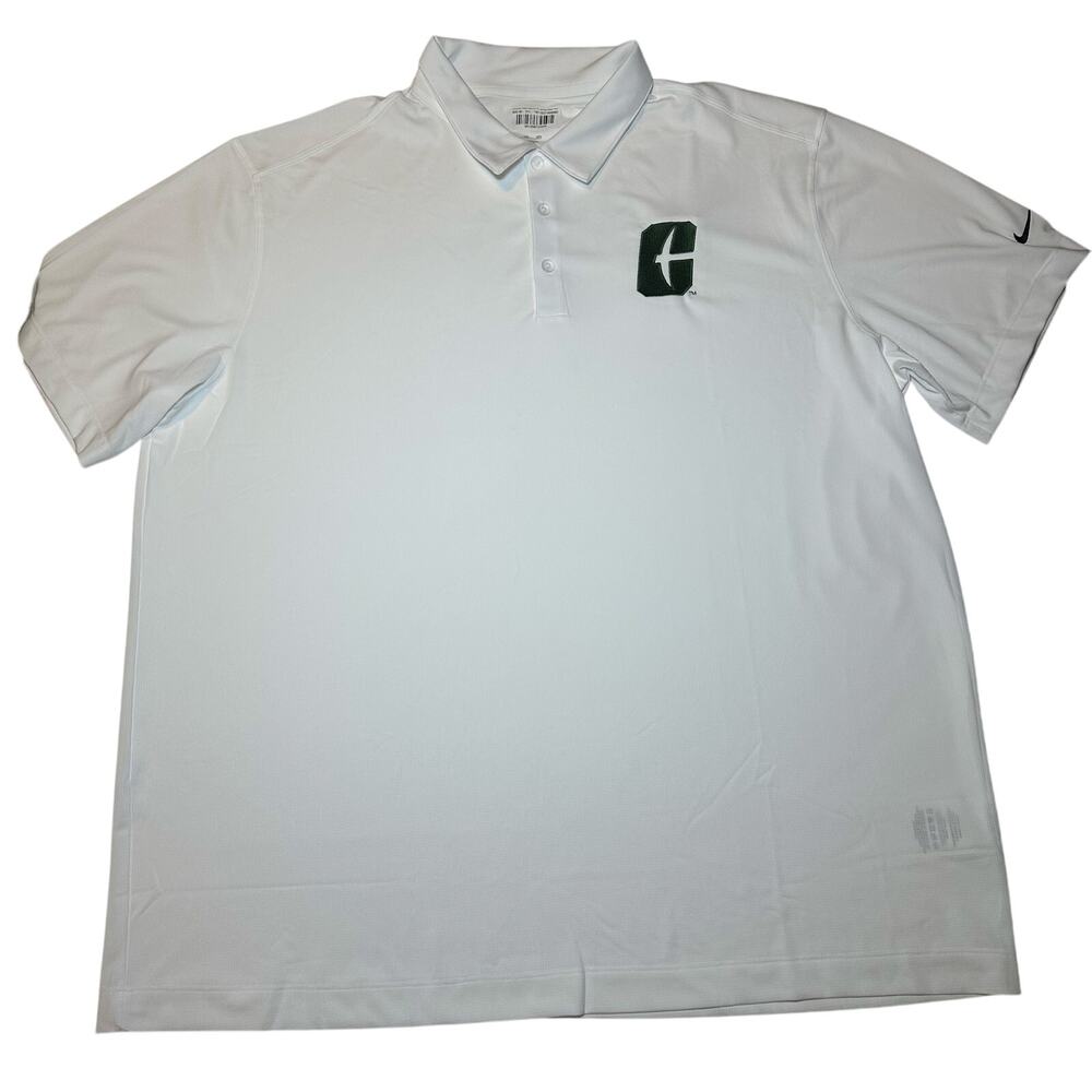Nike Dri-FIT Charlotte 49ers Polo Shirt - White XXL